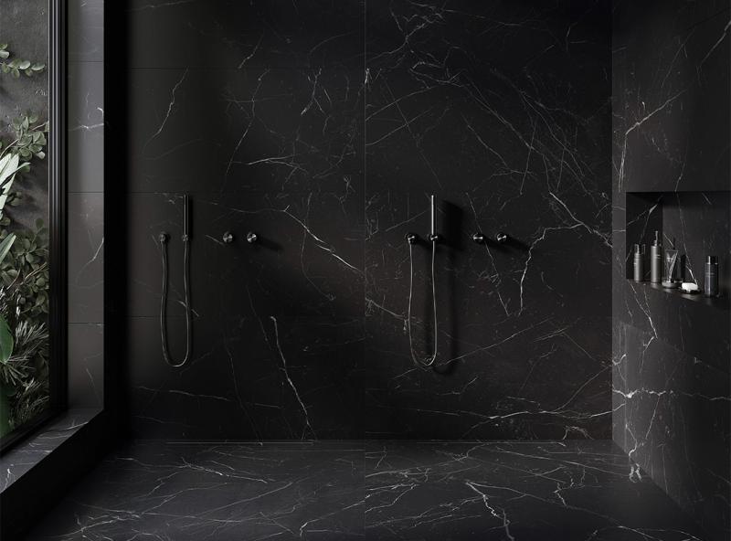 Marquina: a atemporalidade do mármore preto