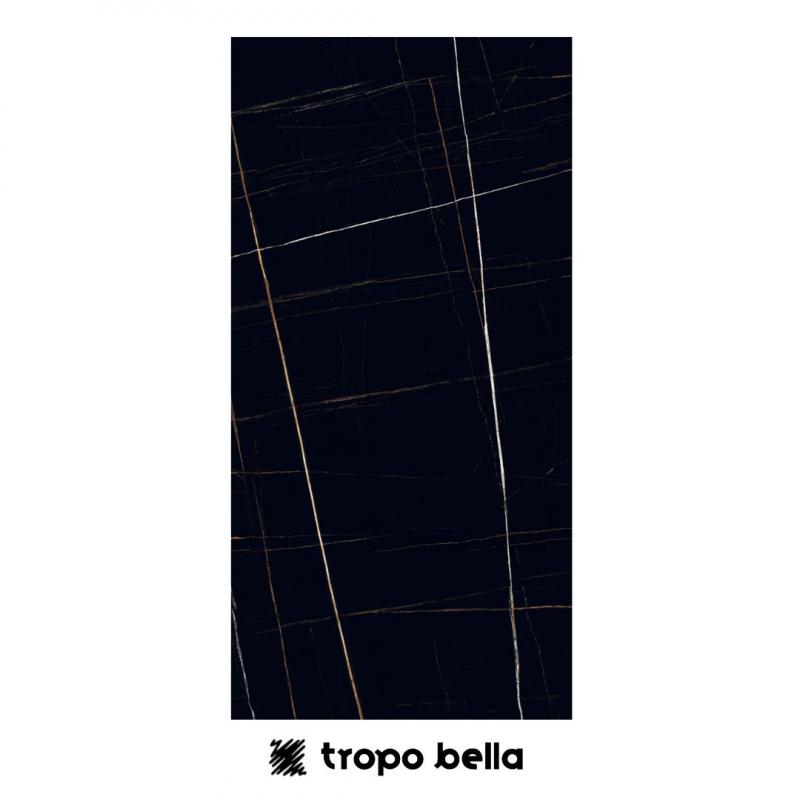 PORCELANATO BLACK MARMO AC 120X240 DECORTILES