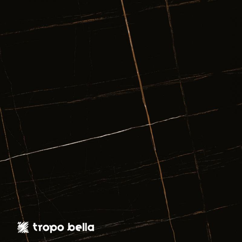 PORCELANATO BLACK MARMO POL 120X120 DECORTILES