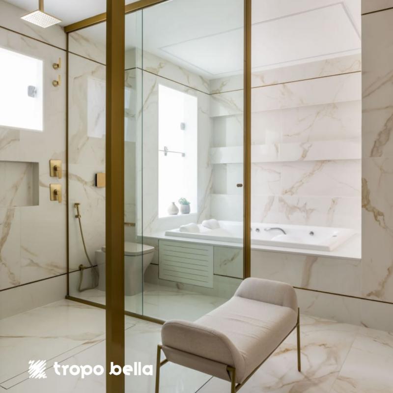 PORCELANATO CALACATTA OURO AC 120X120 DECORTILES