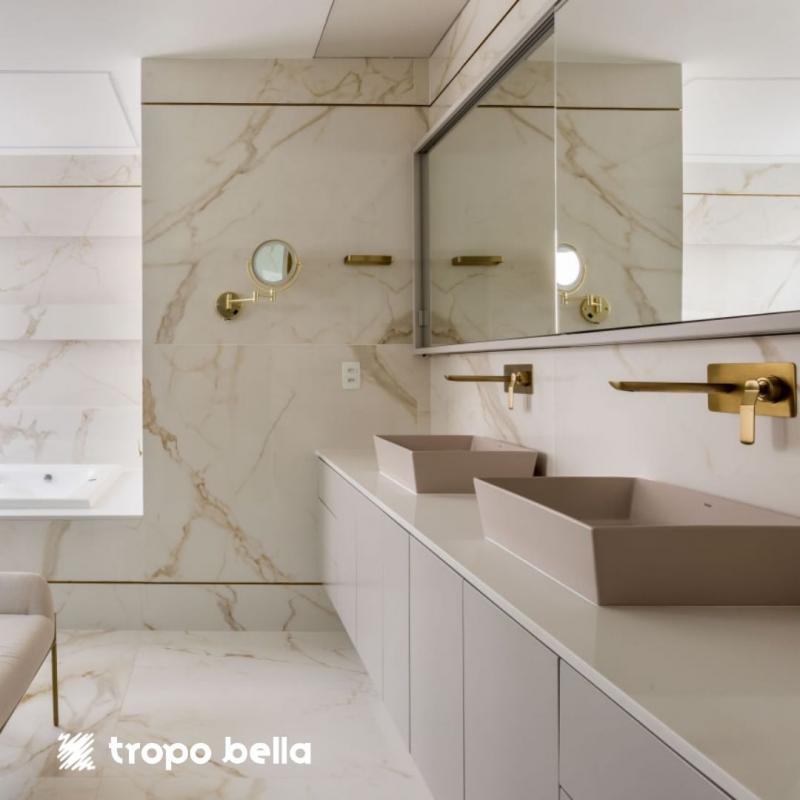 PORCELANATO CALACATTA OURO AC 120X120 DECORTILES