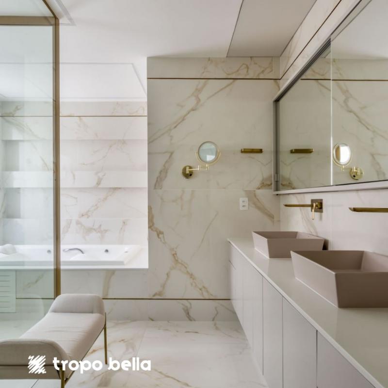 PORCELANATO CALACATTA OURO AC 120X120 DECORTILES