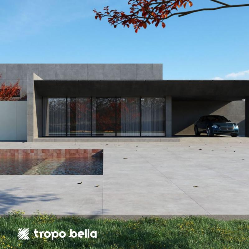 PORCELANATO SAMPA CIMENTO EXT 120X120 DECORTILES