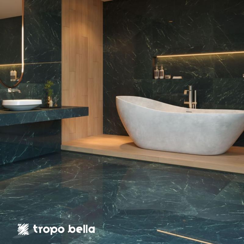 PORCELANATO VERDE ALPI POL 60X120 DECORTILES
