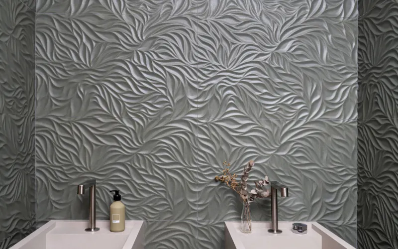 Revestimentos com efeito artesanal: séries Traço e Raízes Decortiles