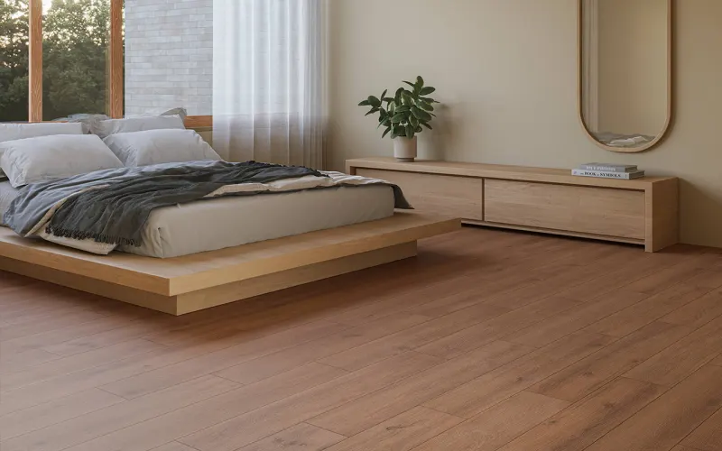 Série Savona Eliane: porcelanato amadeirado com tecnologia 3D Sense
