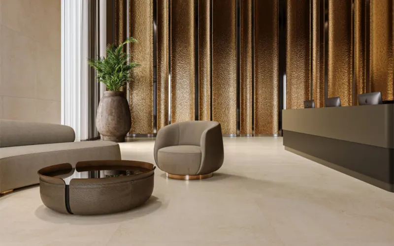Porcelanato efeito pedra Decortiles: Titan, Aria, Tecton e Balkan