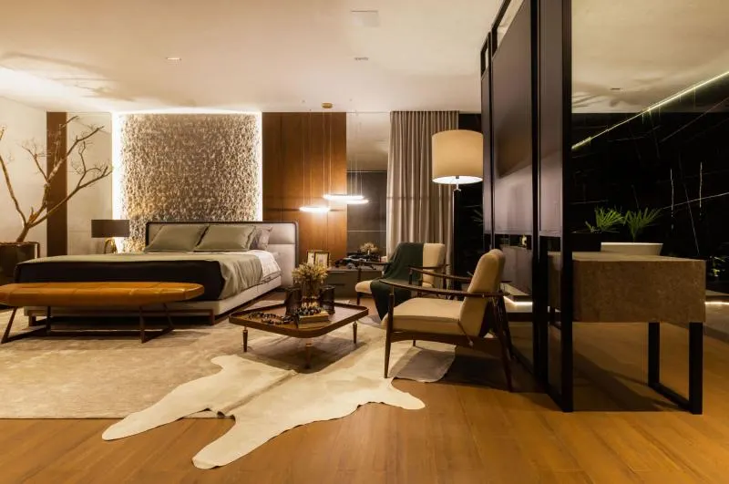 Porcelanato amadeirado Decortiles: Botânica para piso e área externa