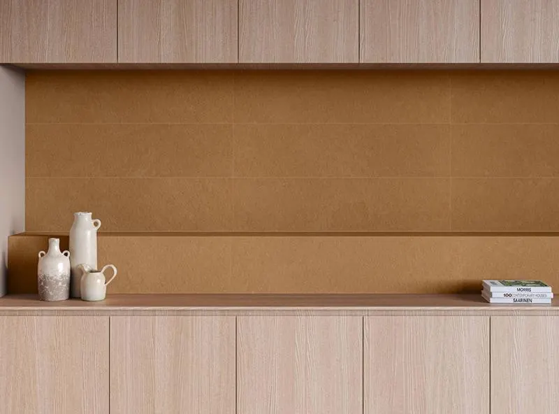 Porcelanato Pina Eliane: efeito industrial mate para fachada