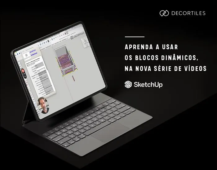 Blocos dinâmicos Eliane e Decortiles: como usar no SketchUp
