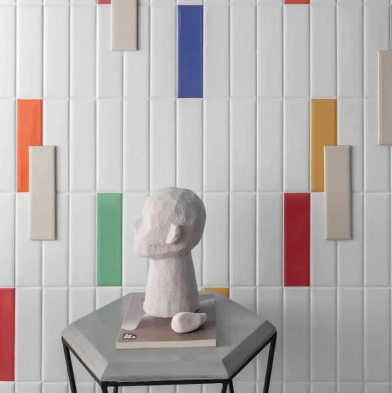 Color Mind Decortiles: revestimento subway tile em cores vibrantes