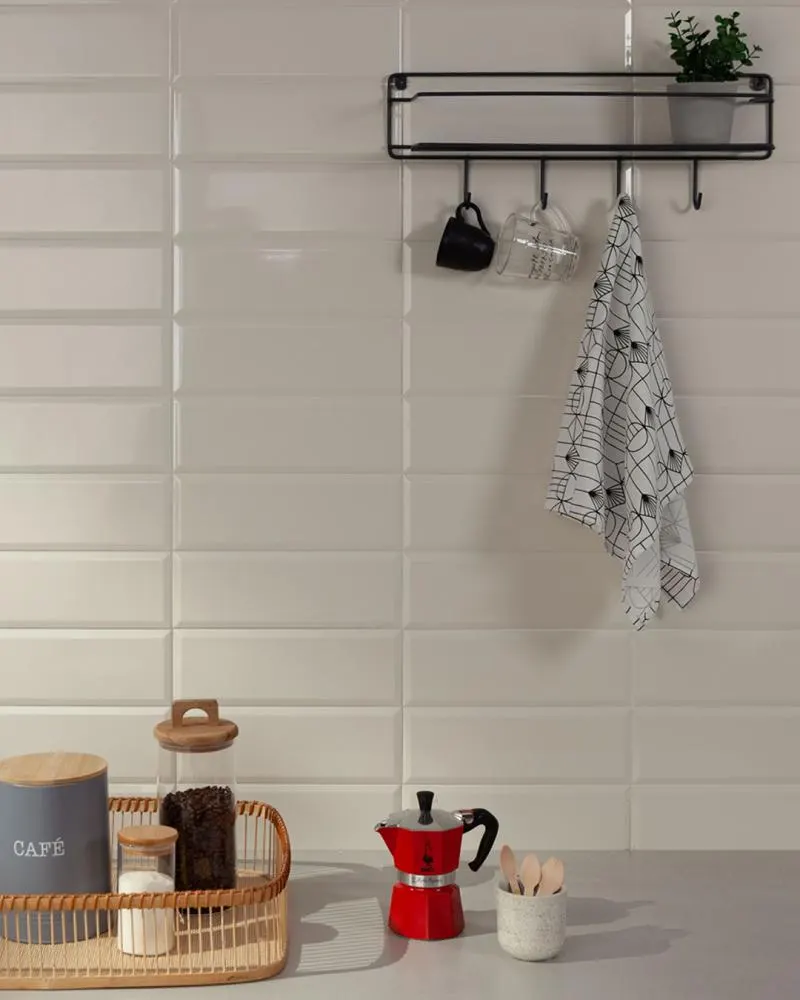 Cozinha colorida: revestimento Color Mind Decortiles na Tropobella
