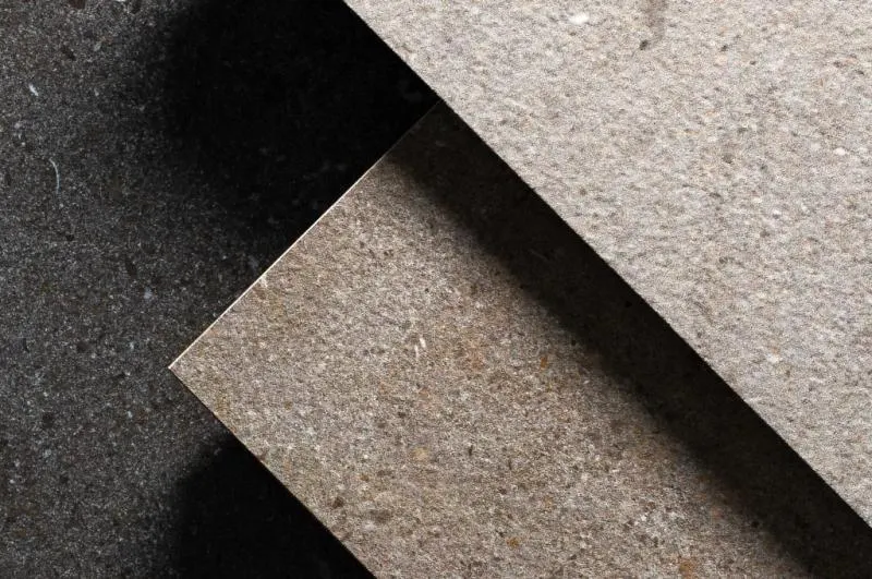 Porcelanato técnico Decortiles: Domos e Alkimia com efeito pedra