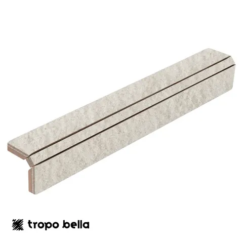 Borda Externa Porcelanato Oris Petra Gris 3D 2,5x20 Eliane