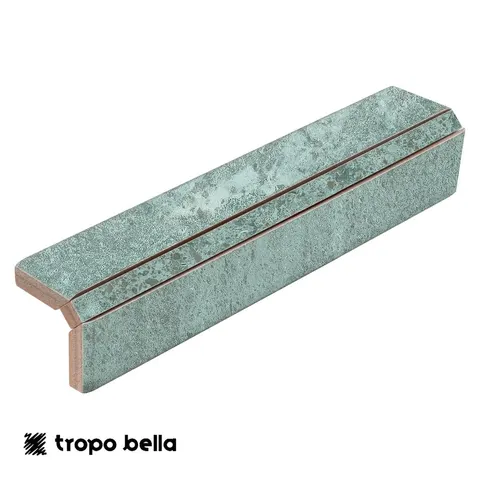 Borda Externa Revestimento Costal Turquesa Mate 2,5x15 Decortiles