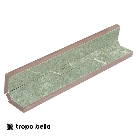 Borda Interna Revestimento Costal Hijau Mate 2,5x15 Decortiles