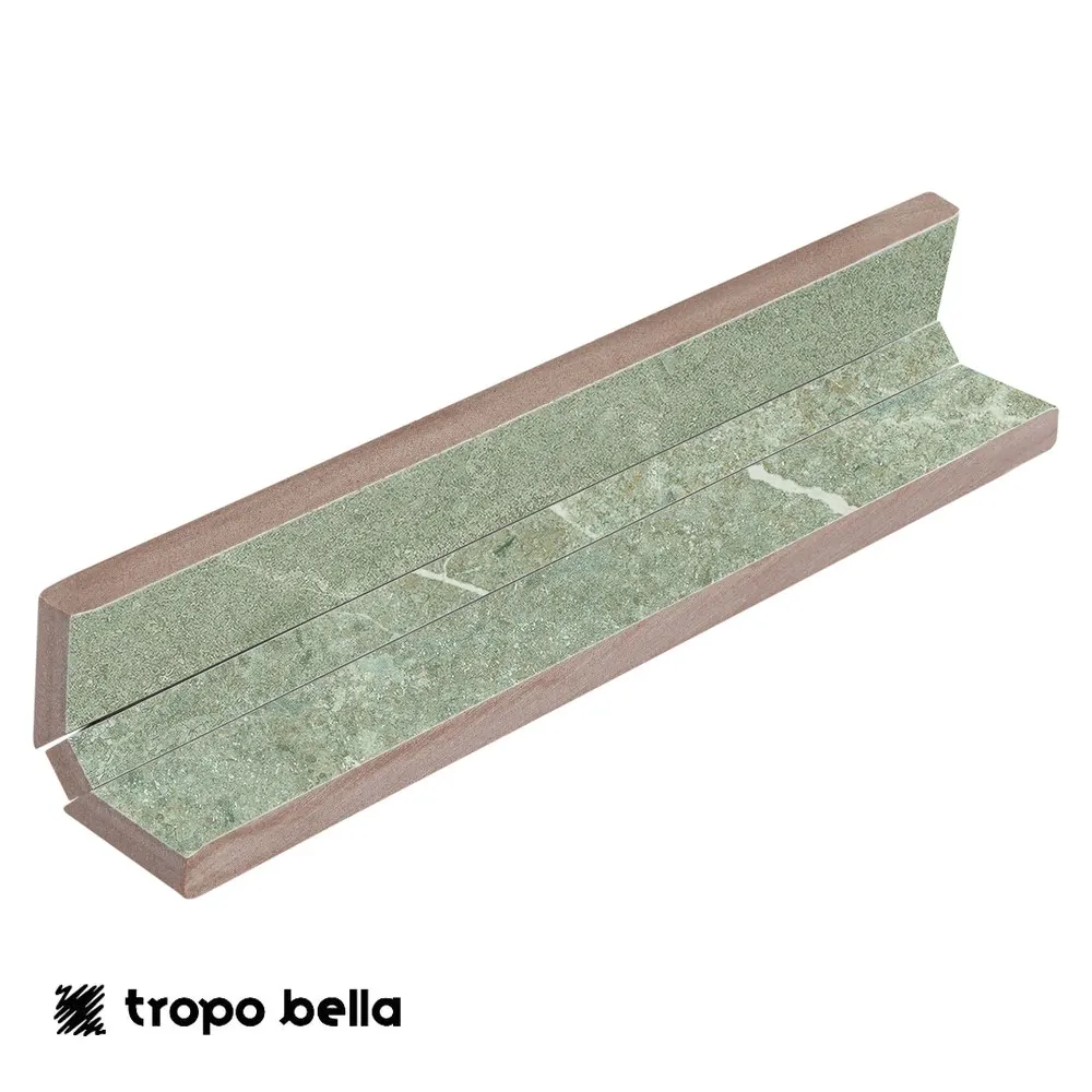 Borda Interna Revestimento Costal Hijau Mate 2,5x15 Decortiles