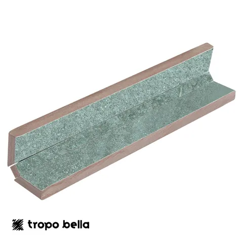 Borda Interna Revestimento Costal Turquesa Mate 2,5x15 Decortiles
