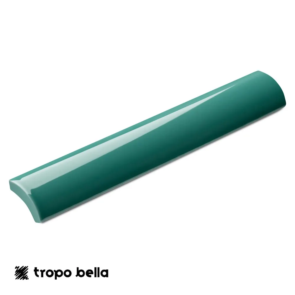 Canaleta Externa Revestimento Noronha Jade Brilhante 2,5x15 Eliane