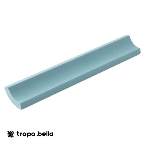 Canaleta Interna Revestimento Atol Turquesa Mate 2,5x15 Decortiles