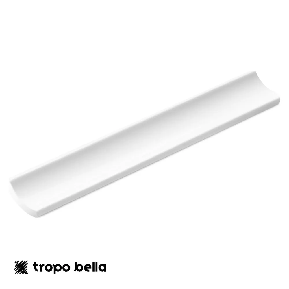 Canaleta Interna Revestimento Branco Piscina Brilhante 2,5x15 Eliane