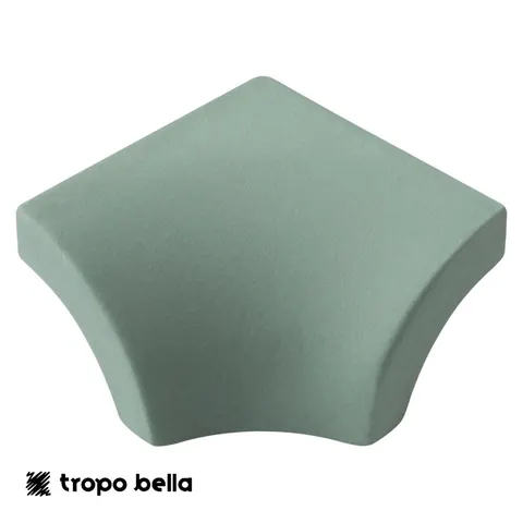 Canto Externo Revestimento Atol Jade Mate 2,5x2,5 Decortiles