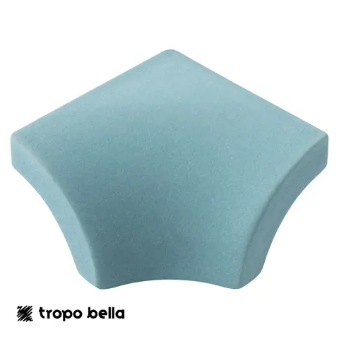 Canto Externo Revestimento Atol Turquesa Mate 2,5x2,5 Decortiles