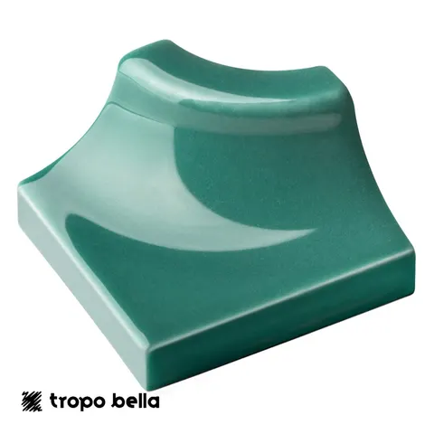 Canto Interno Revestimento Noronha Jade Brilhante 2,5x2,5 Eliane
