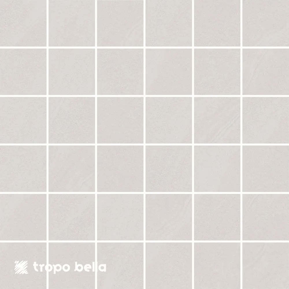 Mosaico Khali Quadra Off White Polido 30x30 Eliane