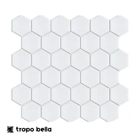 Pastilha Esmaltada Artico M-6249 Hexagonal 5 Atlas