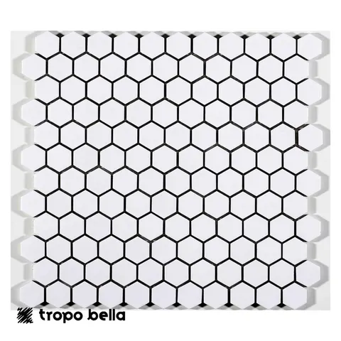 Pastilha Esmaltada Artico M-6249 Hexagonal Atlas