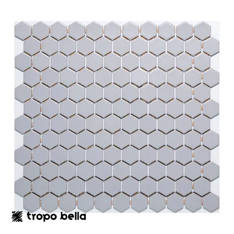 Pastilha Esmaltada Inox M-12257 Hexagonal Atlas