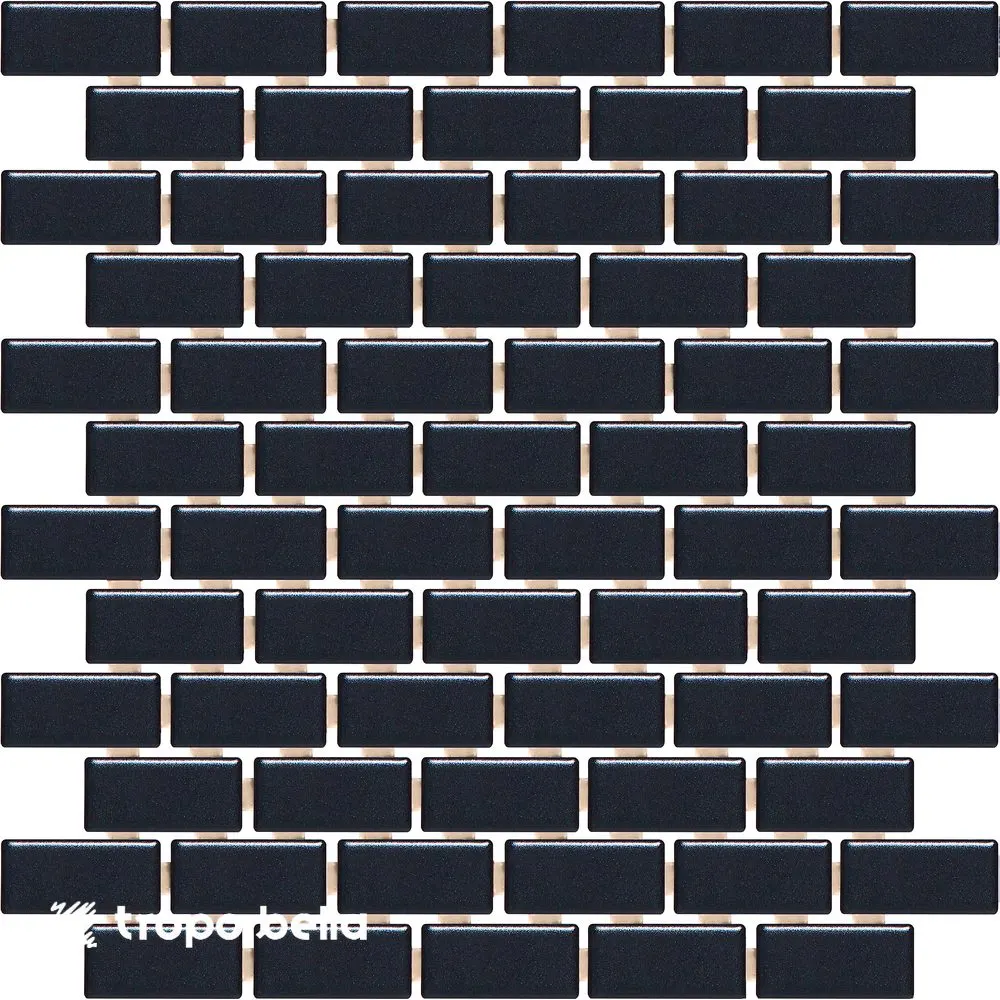 Pastilha Esmaltada (ja) Preto M-4337 2,5x5 Atlas