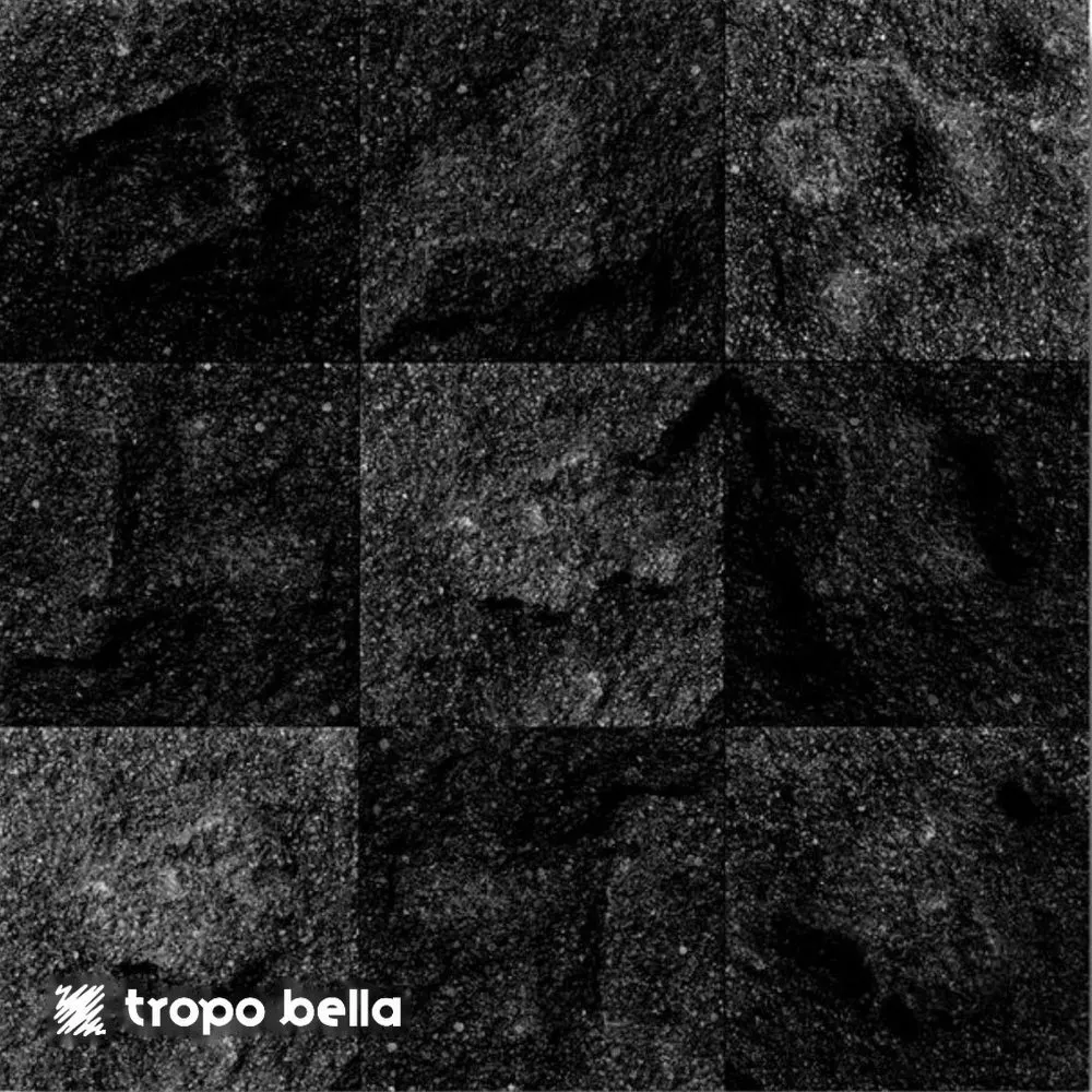 Pedra Vulcânica Hitam Bruta 10x10 Tropobella