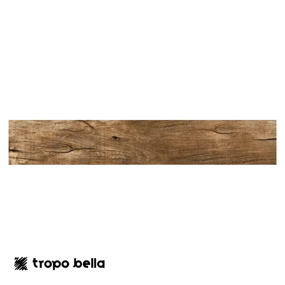 Porcelanato Antique Wood Carvalho Externo 19,7x120 Retificado Elizabeth