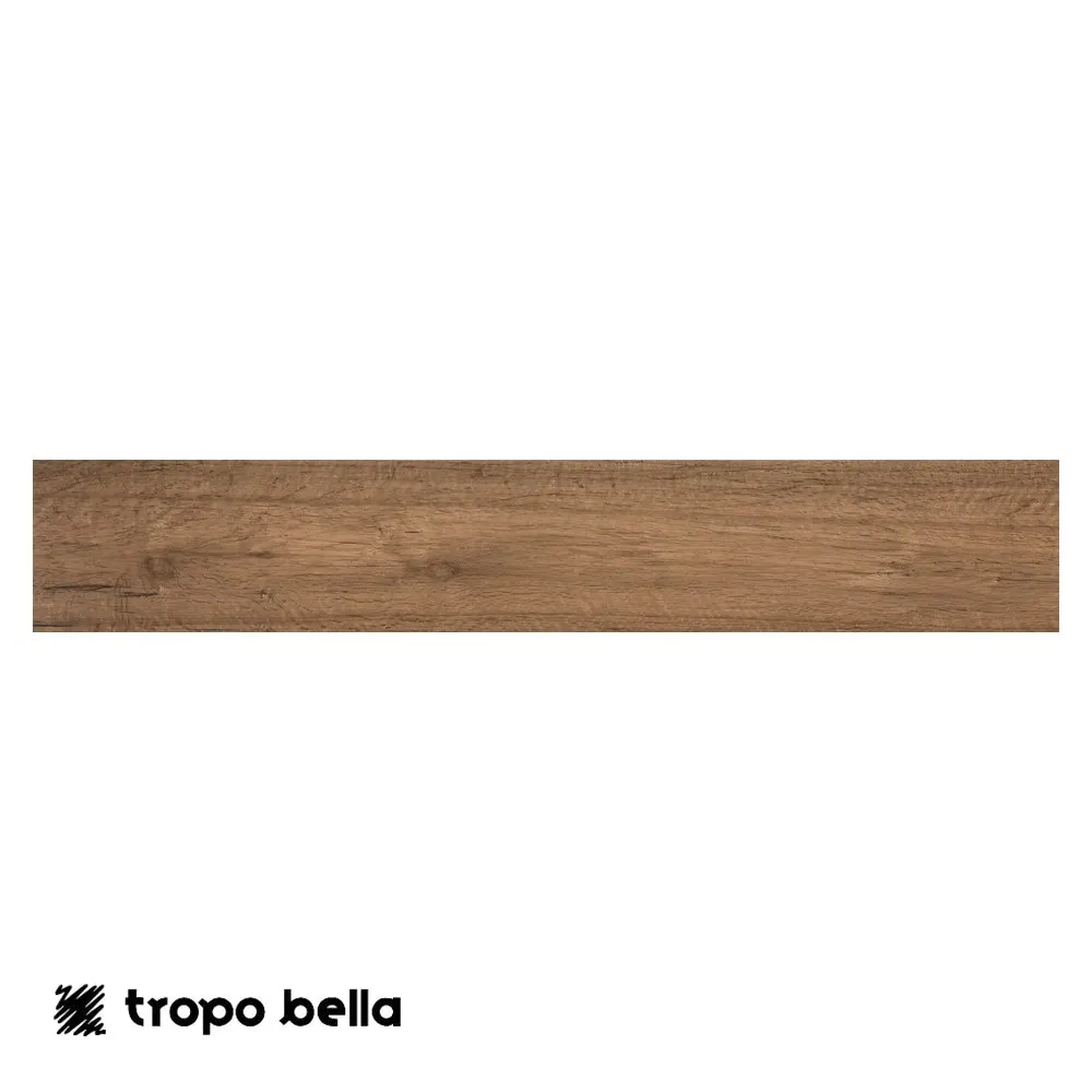 Porcelanato Atlântica Canela Externo 19,7x120 Retificado Decortiles