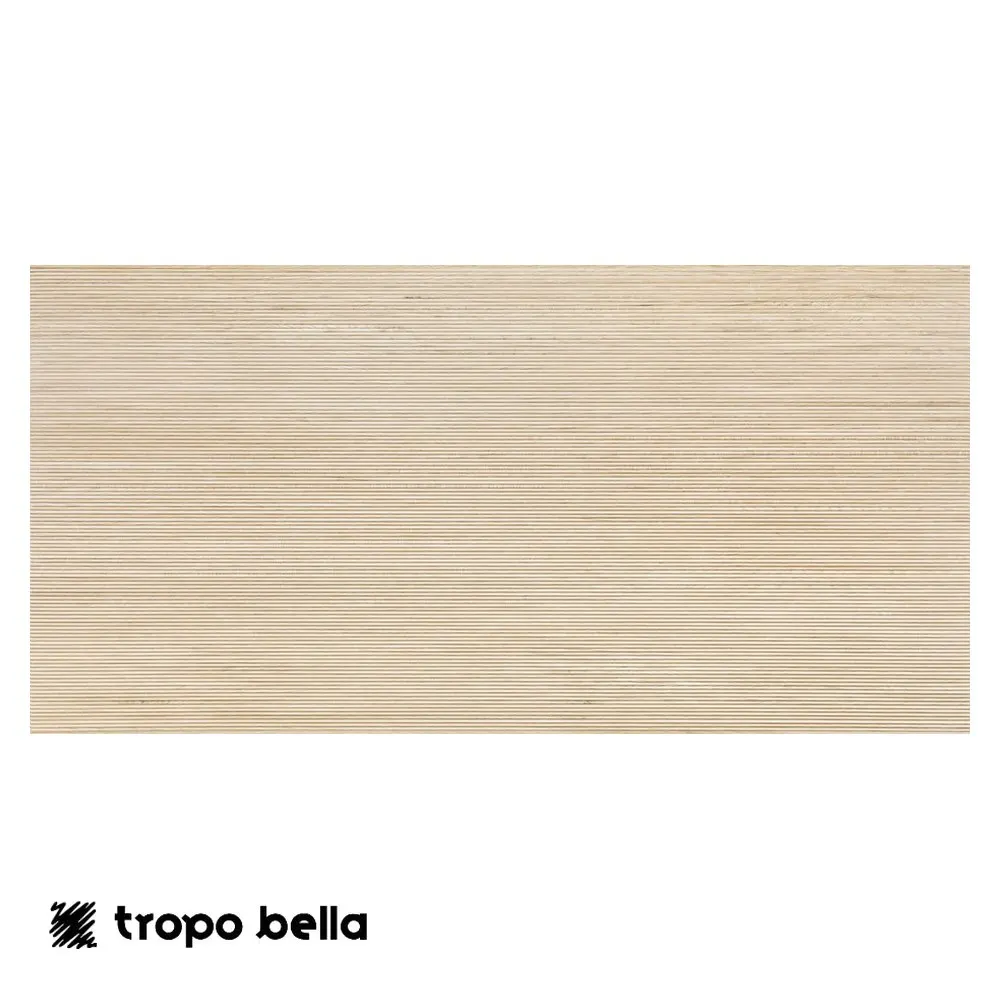 Porcelanato Bamboo Bamboo Canelado Light Mate 60x120 Retificado Decortiles