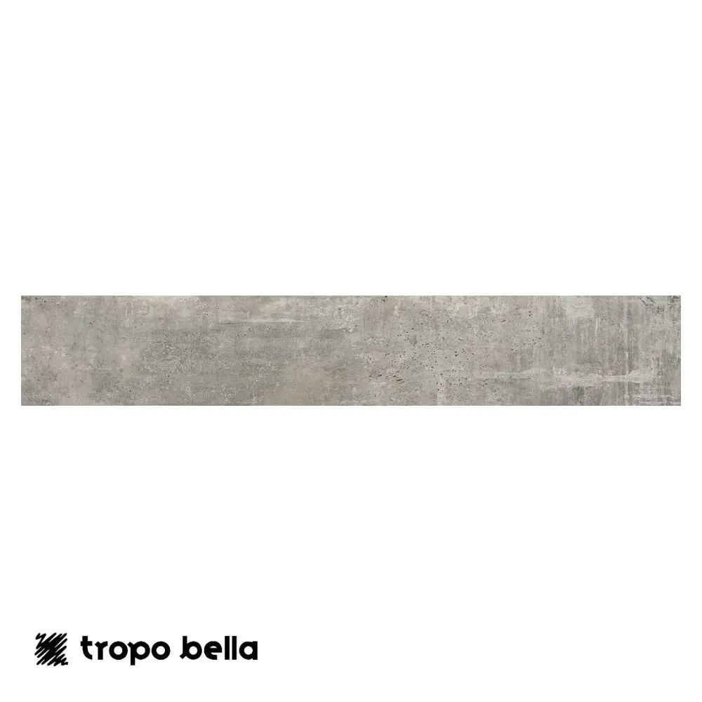 Porcelanato Mube Concreto Mate 19,7x120 Retificado Decortiles