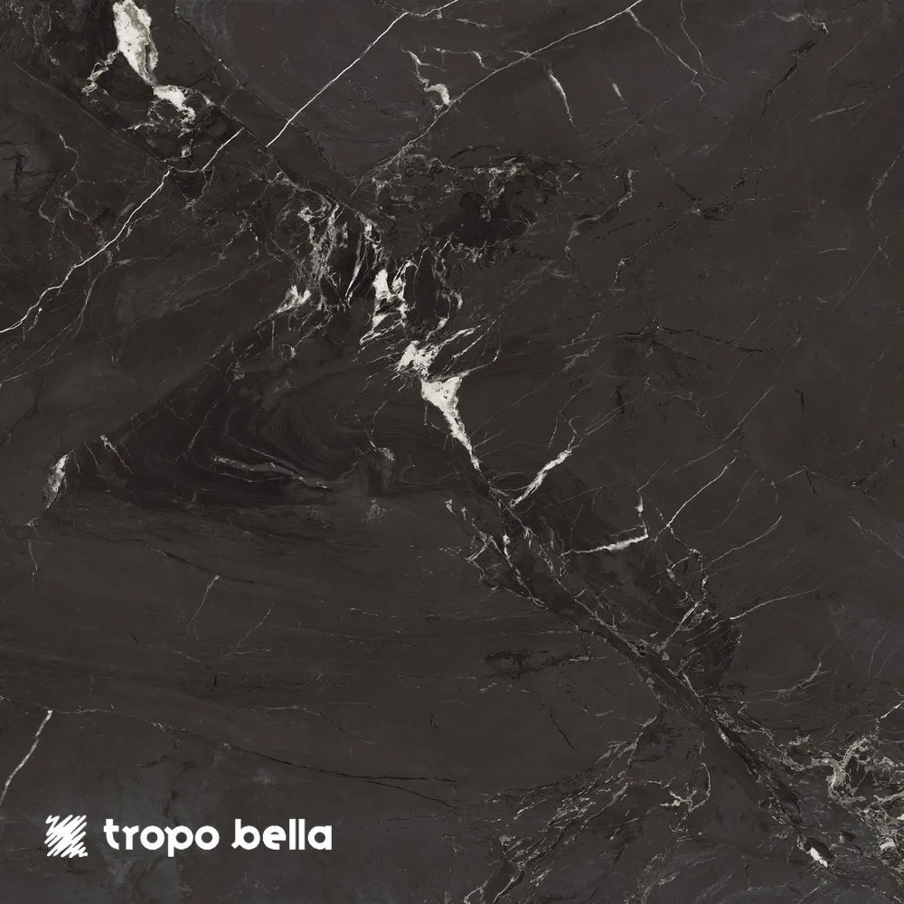 Porcelanato Nero Reale Polido 84x84 Retificado Elizabeth
