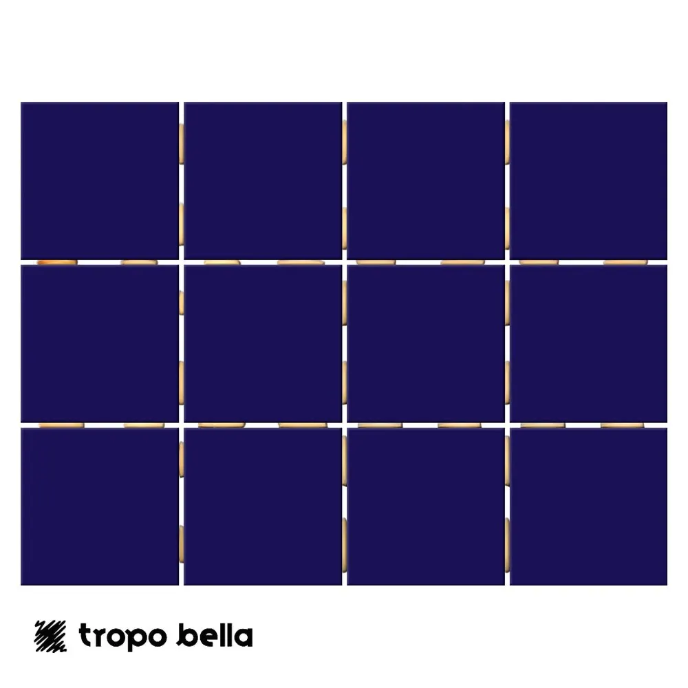 Revestimento Azul Royal Brilhante 10x10 Elizabeth