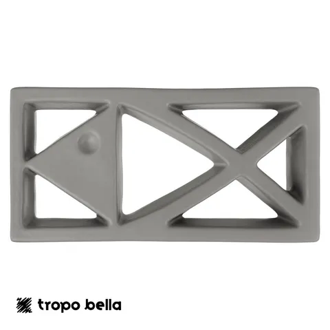 Revestimento Calu Cobogó Peixe 1 Argento Acetinado 15x30 Decortiles