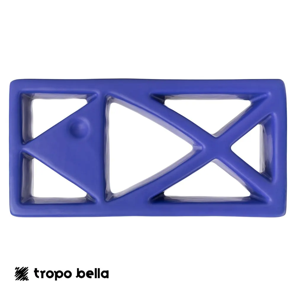 Revestimento Calu Cobogó Peixe 1 Marinho Acetinado 15x30 Decortiles