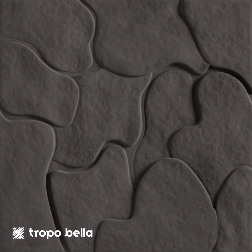 Revestimento Carol Gay Casca Carvao Natural 60x60 Decortiles