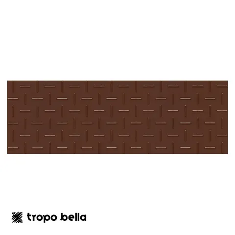 Revestimento Carol Gay Traço Chocolate Acetinado 30x90 Decortiles