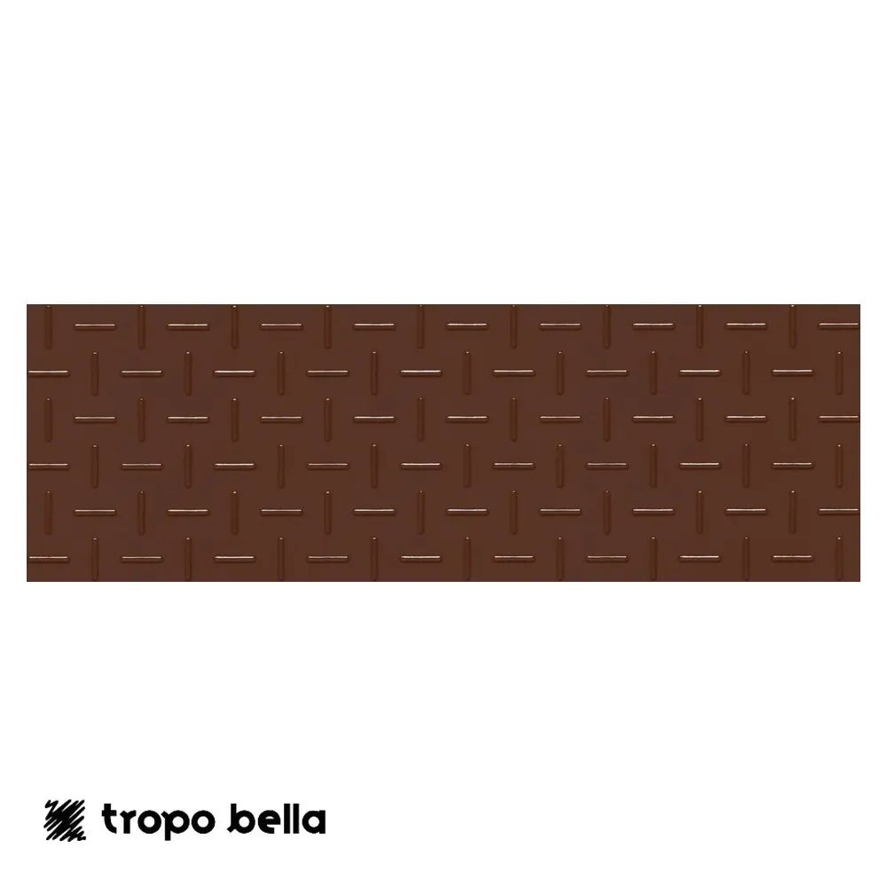 Revestimento Carol Gay Traço Chocolate Acetinado 30x90 Decortiles