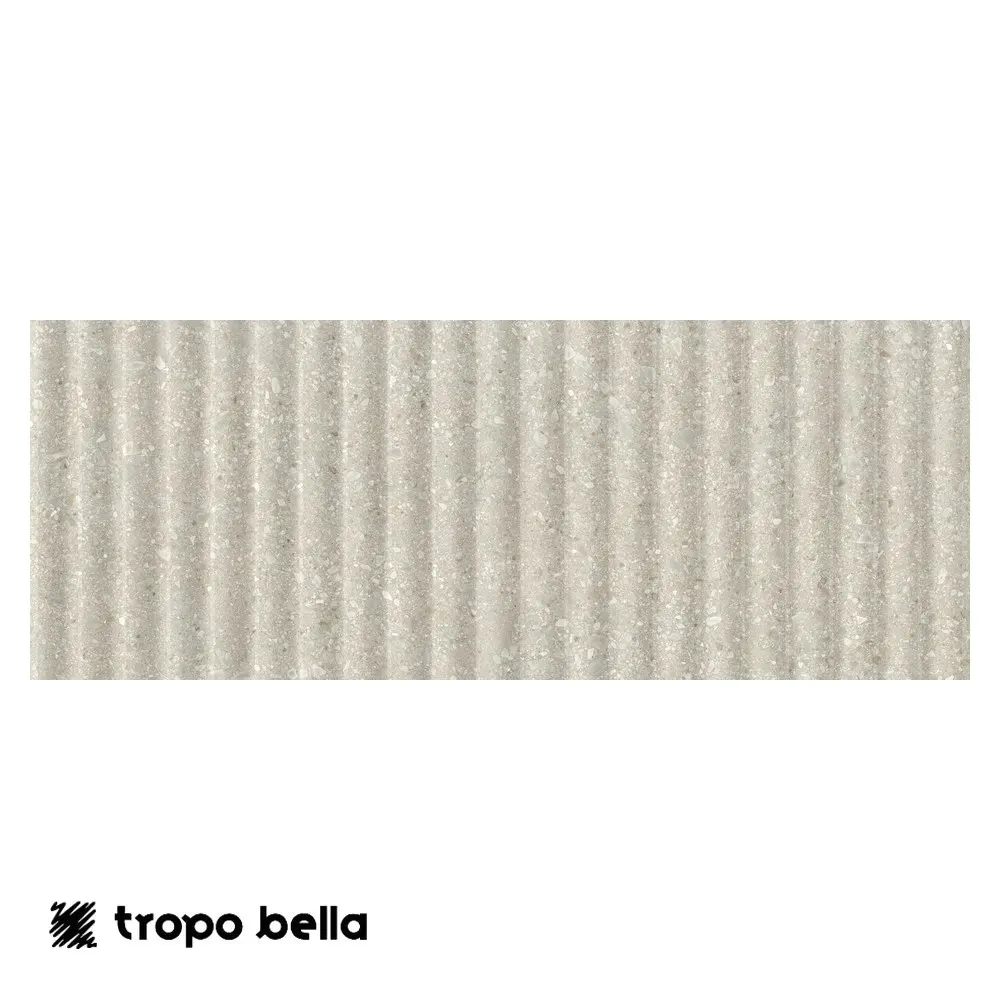 Revestimento Flotan Canelé Argento Mate 45x120 Retificado Decortiles