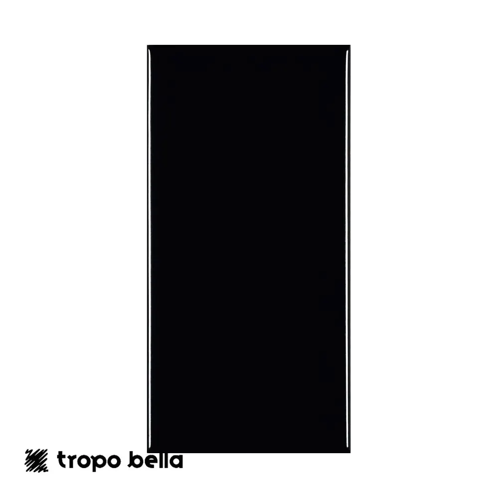 Revestimento Metro Black Brilhante 10x20 Eliane