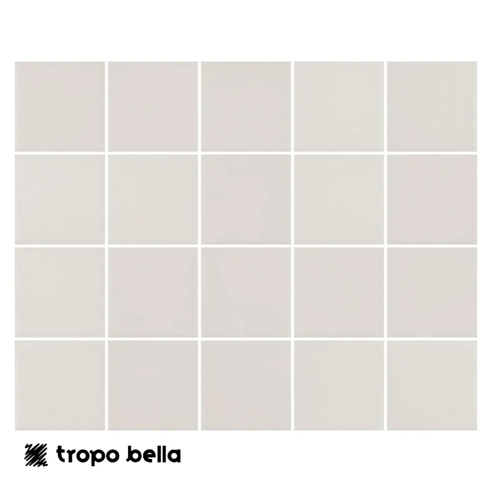Revestimento Neutral Mesh Off White Mate 7,5x7,5 Eliane