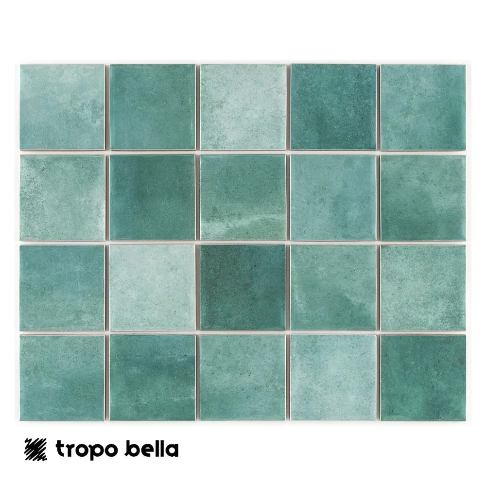 Revestimento Noronha Mesh Jade Brilhante 7,5x7,5 Eliane