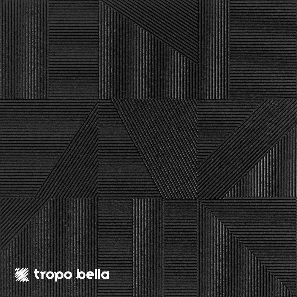Revestimento Ópera 1 Preto Acetinado 60x60 Decortiles